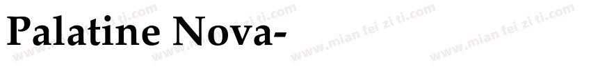 Palatine Nova字体转换